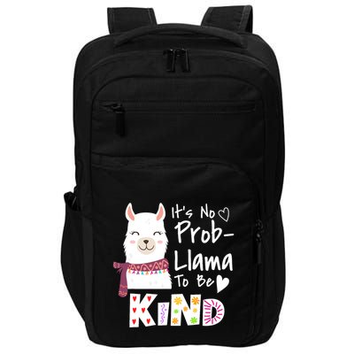 Unity Day Orange No Prob Llama Be Kind Anti Bullying Impact Tech Backpack