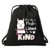 Unity Day Orange No Prob Llama Be Kind Anti Bullying Drawstring Bag