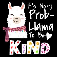 Unity Day Orange No Prob Llama Be Kind Anti Bullying Drawstring Bag