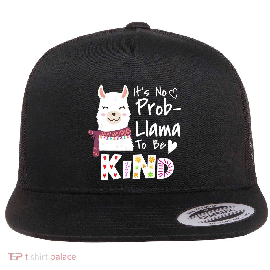 Unity Day Orange No Prob Llama Be Kind Anti Bullying Flatbill Hat
