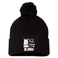 Unity Day Orange No Prob Llama Be Kind Anti Bullying Pom Pom 12in Knit Beanie