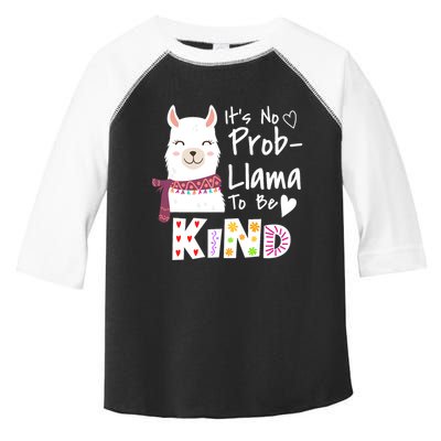 Unity Day Orange No Prob Llama Be Kind Anti Bullying Toddler Fine Jersey T-Shirt