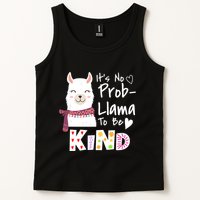 Unity Day Orange No Prob Llama Be Kind Anti Bullying Tank Top