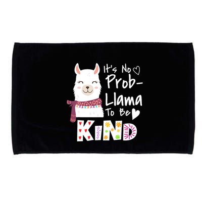Unity Day Orange No Prob Llama Be Kind Anti Bullying Microfiber Hand Towel