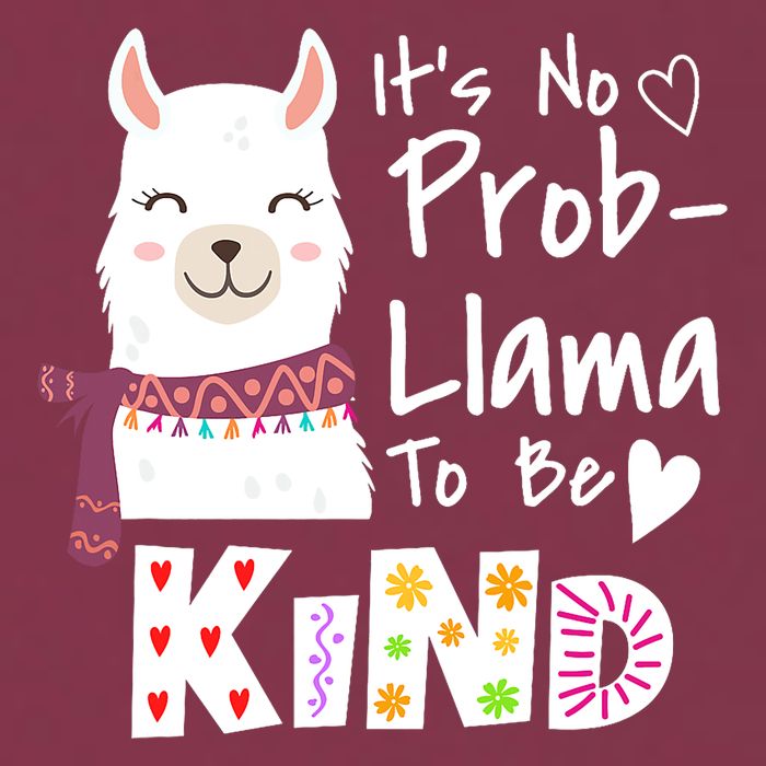 Unity Day Orange No Prob Llama Be Kind Anti Bullying 16oz Travel Tumbler