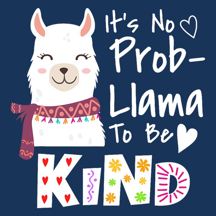 Unity Day Orange No Prob Llama Be Kind Anti Bullying Infant Baby Jersey Bodysuit