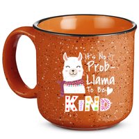 Unity Day Orange No Prob Llama Be Kind Anti Bullying 15oz Campfire Ceramic Mug