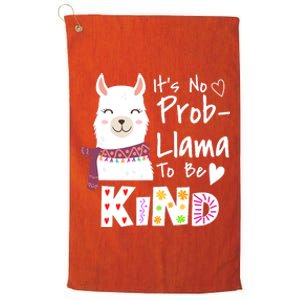 Unity Day Orange No Prob Llama Be Kind Anti Bullying Platinum Collection Golf Towel