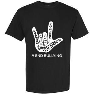 Unity Day Orange Anti Bullying Peace Love Sign Language Garment-Dyed Heavyweight T-Shirt