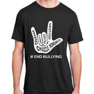 Unity Day Orange Anti Bullying Peace Love Sign Language Adult ChromaSoft Performance T-Shirt