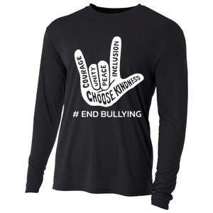 Unity Day Orange Anti Bullying Peace Love Sign Language Cooling Performance Long Sleeve Crew