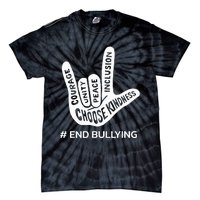 Unity Day Orange Anti Bullying Peace Love Sign Language Tie-Dye T-Shirt