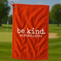 Unity Day Orange Be Kind Anti Bullying Golf Towel