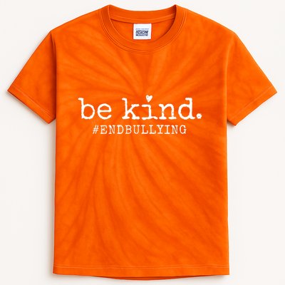 Unity Day Orange Be Kind Anti Bullying Kids Tie-Dye T-Shirt