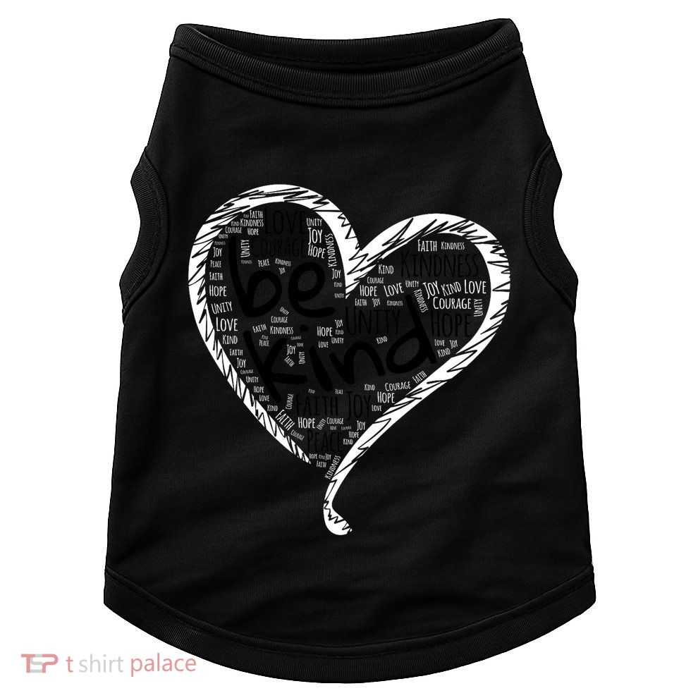 Unity Day Orange Heart Be Kind Anti Bullying Gift Doggie Tank