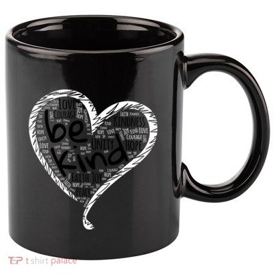 Unity Day Orange Heart Be Kind Anti Bullying Gift 11oz C Handle Ceramic Mug