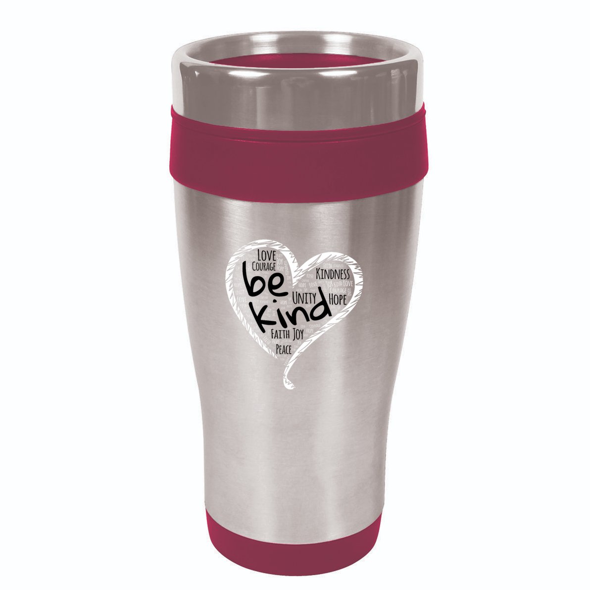 Unity Day Orange Heart Be Kind Anti Bullying Gift 16oz Travel Tumbler