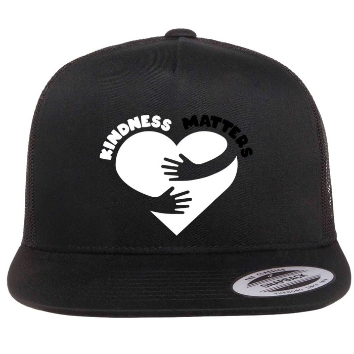 Unity Day Orange Anti Bullying Kindness Matters Flat Bill Trucker Hat