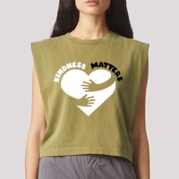 Unity Day Orange Anti Bullying Kindness Matters Garment-Dyed Women's Muscle Tee