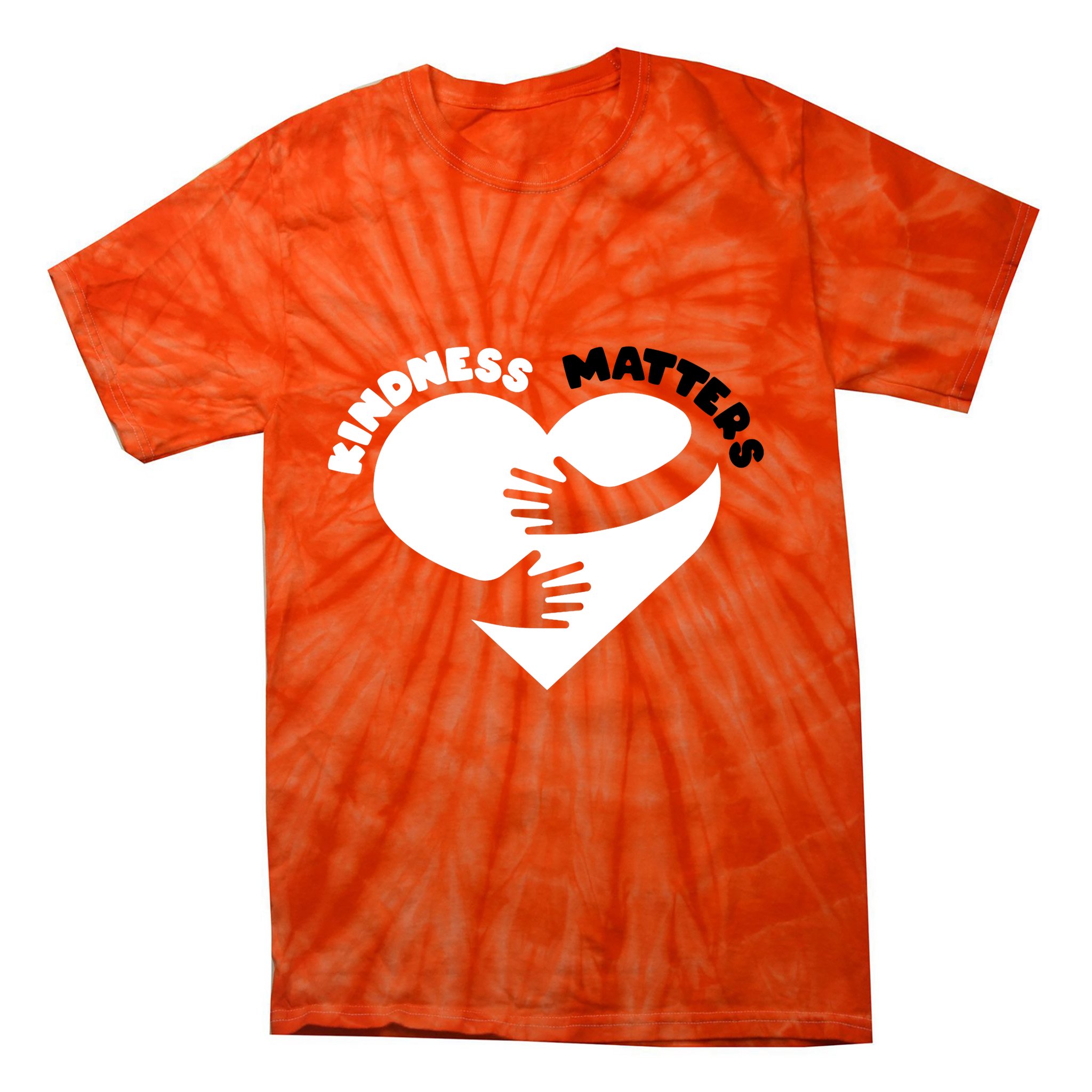 Unity Day Orange Anti Bullying Kindness Matters Tie-Dye T-Shirt