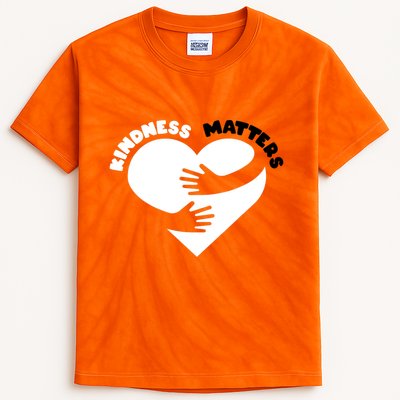 Unity Day Orange Anti Bullying Kindness Matters Kids Tie-Dye T-Shirt