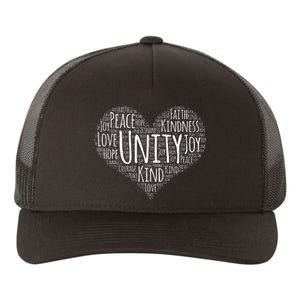 UNITY DAY Orange Heart Anti Bullying Kindness Teacher Yupoong Adult 5-Panel Trucker Hat