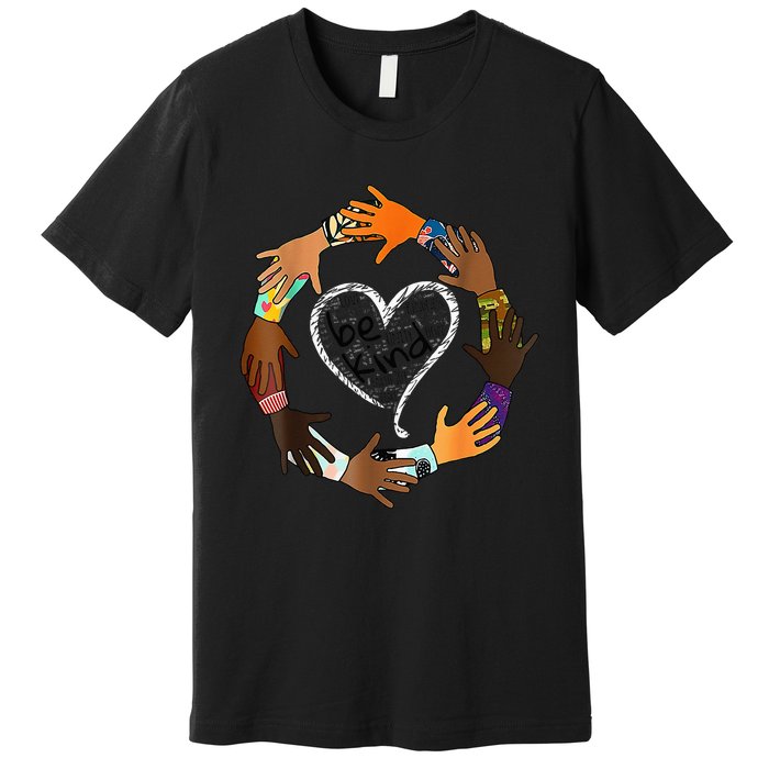 Unity Day Orange Tee Heart Be Kind Anti Bullying Gift Premium T-Shirt