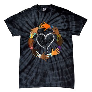 Unity Day Orange Tee Heart Be Kind Anti Bullying Gift Tie-Dye T-Shirt