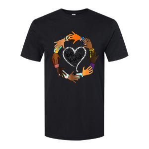 Unity Day Orange Tee Heart Be Kind Anti Bullying Gift Softstyle CVC T-Shirt