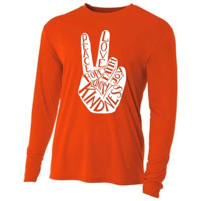 Unity Day Orange Kindness Antibulliyng Be Kind Teacher Cooling Performance Long Sleeve Crew