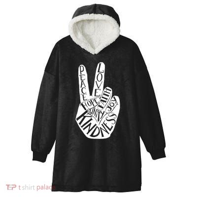 Unity Day Orange Kindness Antibulliyng Be Kind Teacher Hooded Wearable Blanket