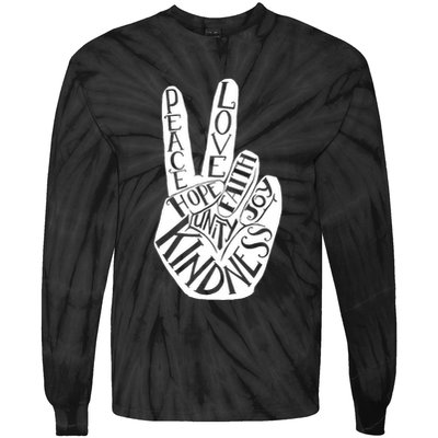 Unity Day Orange Kindness Antibulliyng Be Kind Teacher Tie-Dye Long Sleeve Shirt