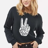 Unity Day Orange Kindness Antibulliyng Be Kind Teacher Cropped Pullover Crew