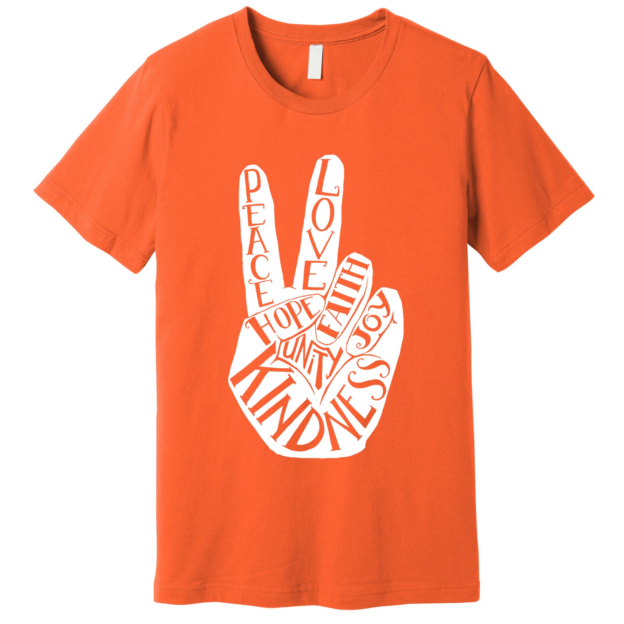Unity Day Orange Kindness Antibulliyng Be Kind Teacher Premium T-Shirt