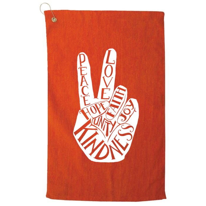 Unity Day Orange Kindness Antibulliyng Be Kind Teacher Golf Towel