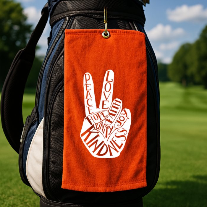 Unity Day Orange Kindness Antibulliyng Be Kind Teacher Golf Towel