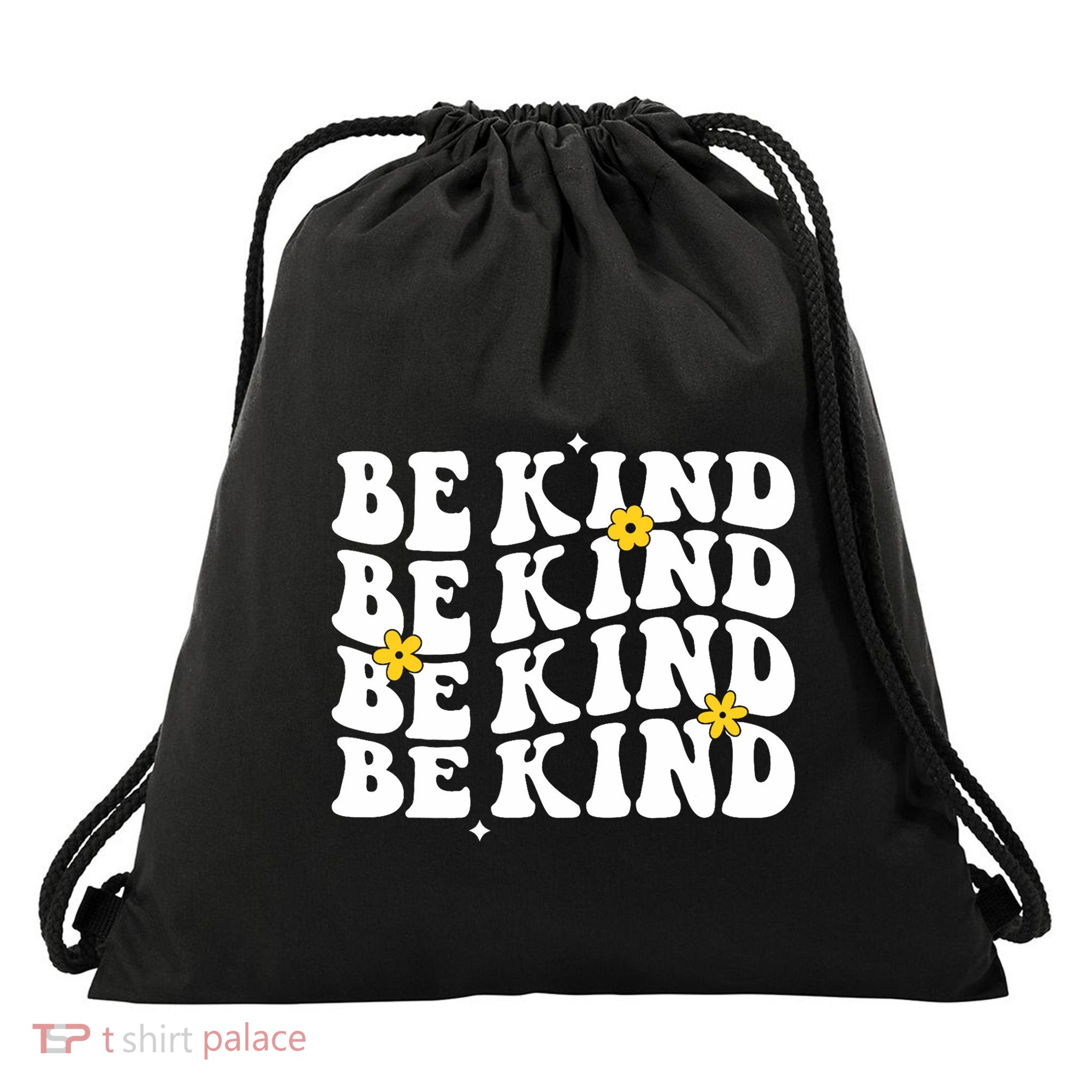 Unity Day Orange Kid_ Teacher Be Kind Groovy Drawstring Bag