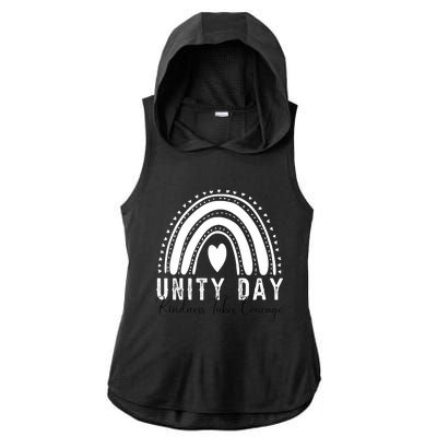 Unity Day Orange Unity Day Orange Anti Bullying Ladies PosiCharge Tri-Blend Wicking Draft Hoodie Tank