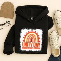 Unity Day Orange Kindness Takes Courage Unity Day Kids Hoodie