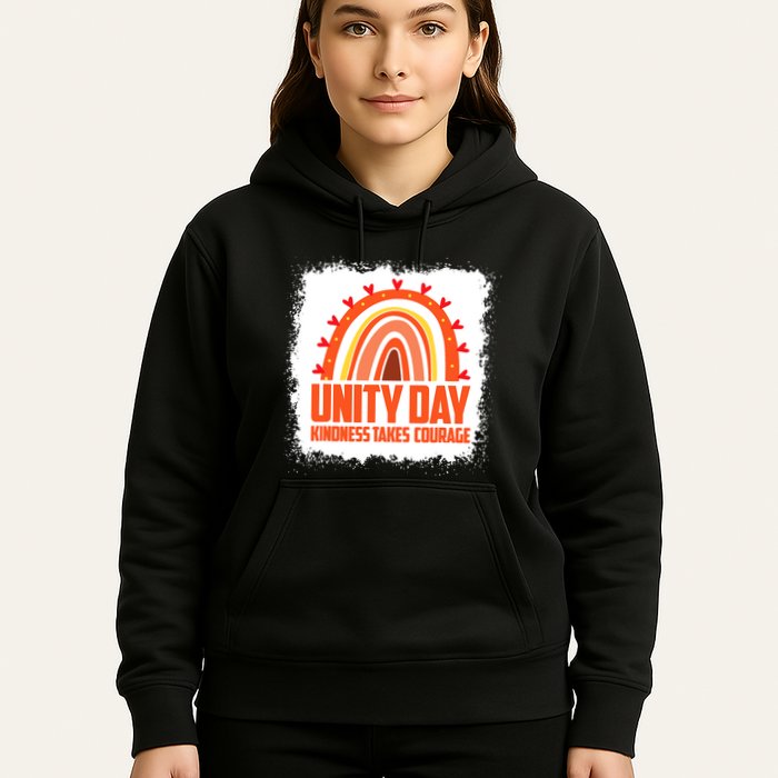 Unity Day Orange Kindness Takes Courage Unity Day Kids Hoodie