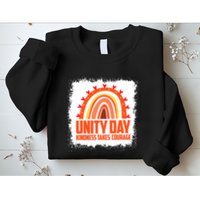 Unity Day Orange Kindness Takes Courage Unity Day Kids Sweatshirt