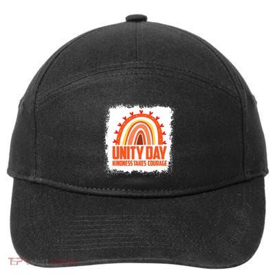 Unity Day Orange Kindness Takes Courage Unity Day Kids 7-Panel Snapback Hat