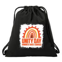 Unity Day Orange Kindness Takes Courage Unity Day Kids Drawstring Bag