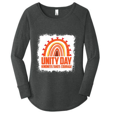 Unity Day Orange Kindness Takes Courage Unity Day Kids Women's Perfect Tri Tunic Long Sleeve Shirt