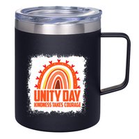 Unity Day Orange Kindness Takes Courage Unity Day Kids 12oz Stainless Steel Coffee Mug
