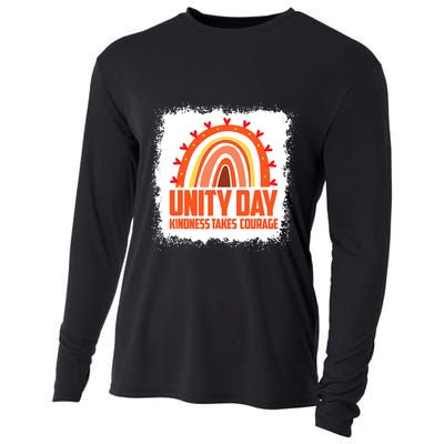 Unity Day Orange Kindness Takes Courage Unity Day Kids Cooling Performance Long Sleeve Crew