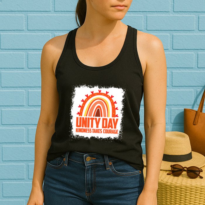 Unity Day Orange Kindness Takes Courage Unity Day Kids Womens Tank Top