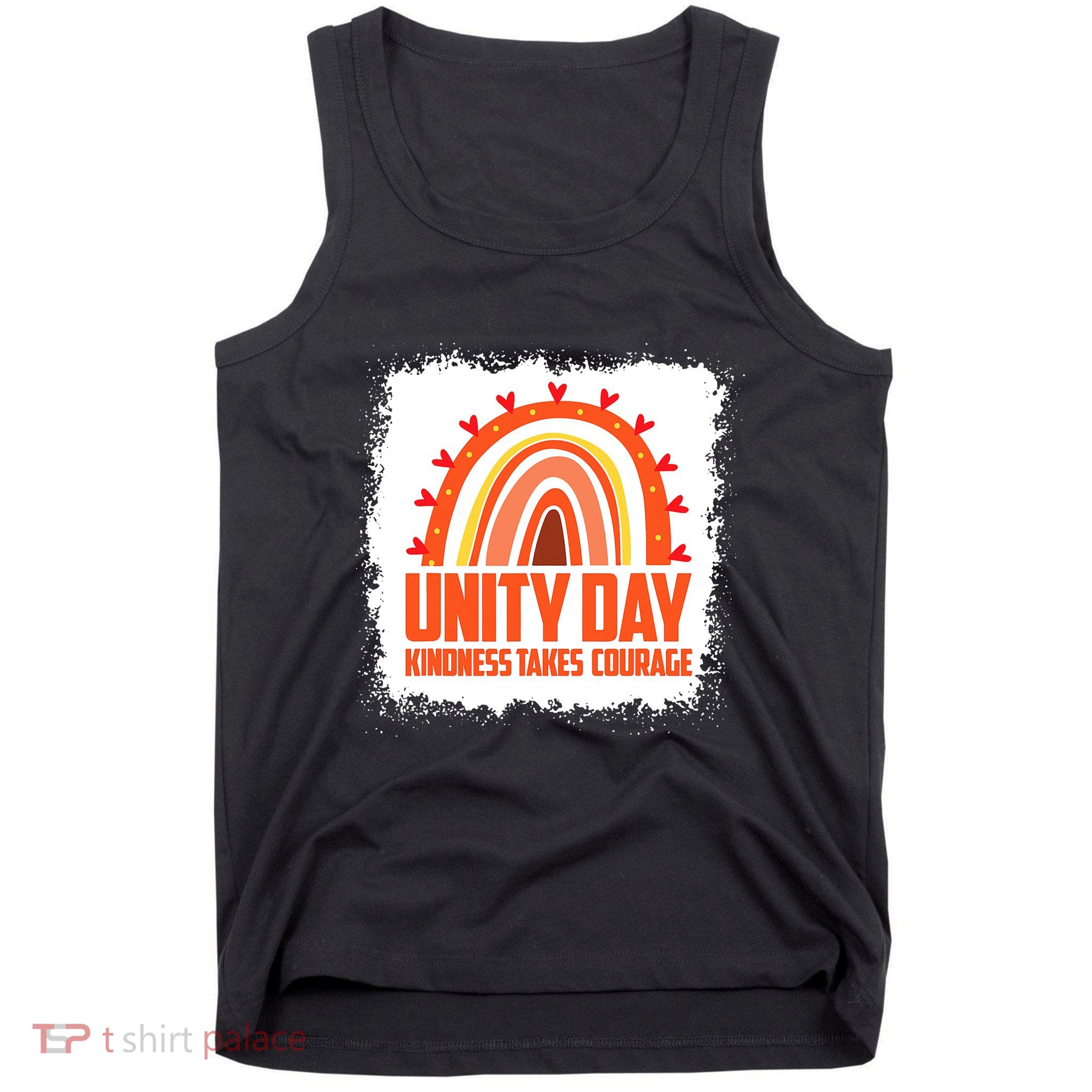 Unity Day Orange Kindness Takes Courage Unity Day Kids Tank Top