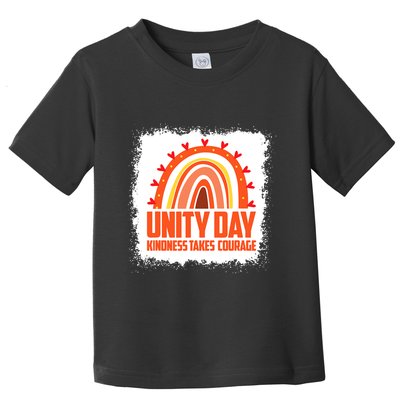 Unity Day Orange Kindness Takes Courage Unity Day Kids Toddler T-Shirt