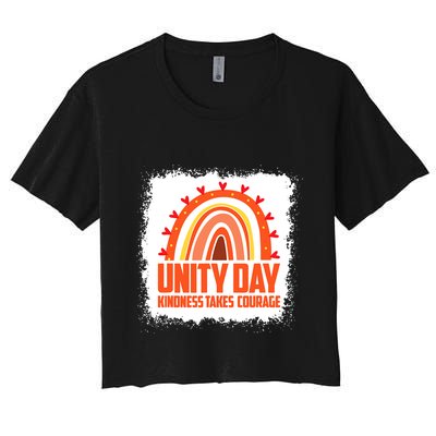 Unity Day Orange Kindness Takes Courage Unity Day Kids Crop Top